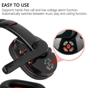 V8 Wireless Gaming Headset with Bluetooth - RAPBLUE