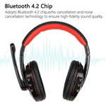 V8 Wireless Gaming Headset with Bluetooth - RAPBLUE