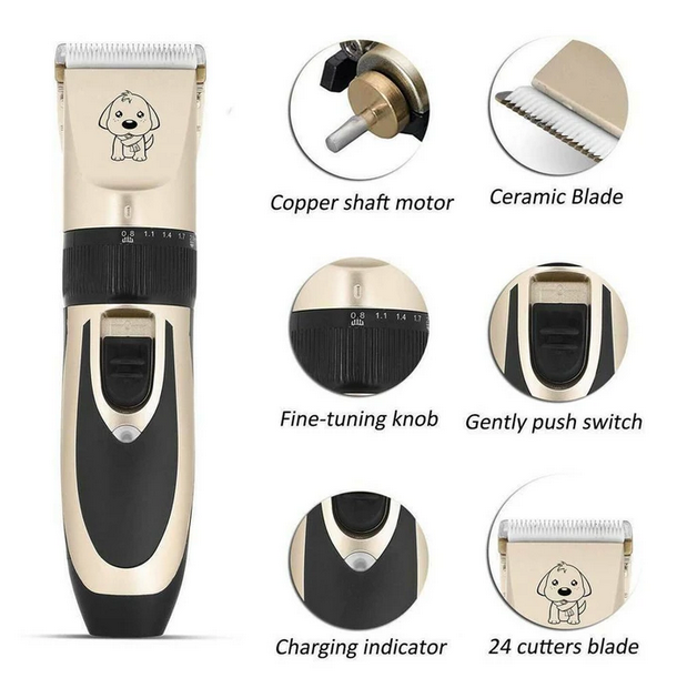 Low Noise Dog Grooming Kit/ Dog Clippers - RAPBLUE