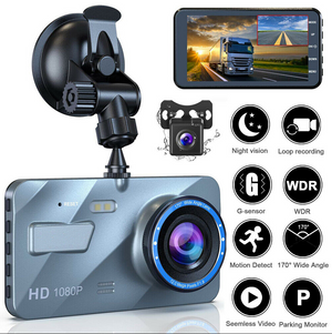 HD Duel Lens Car Dash Cam - RAPBLUE