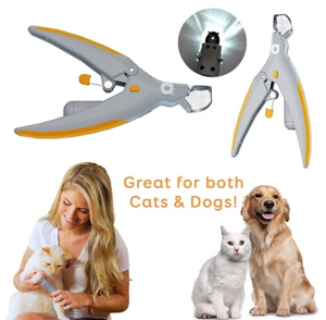 Professional Pet Dog Nail Clippers Trimmer With Led - RAPBLUE