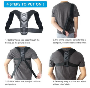 Posture Correction Back Brace(Adjustable to All Body Sizes) - RAPBLUE