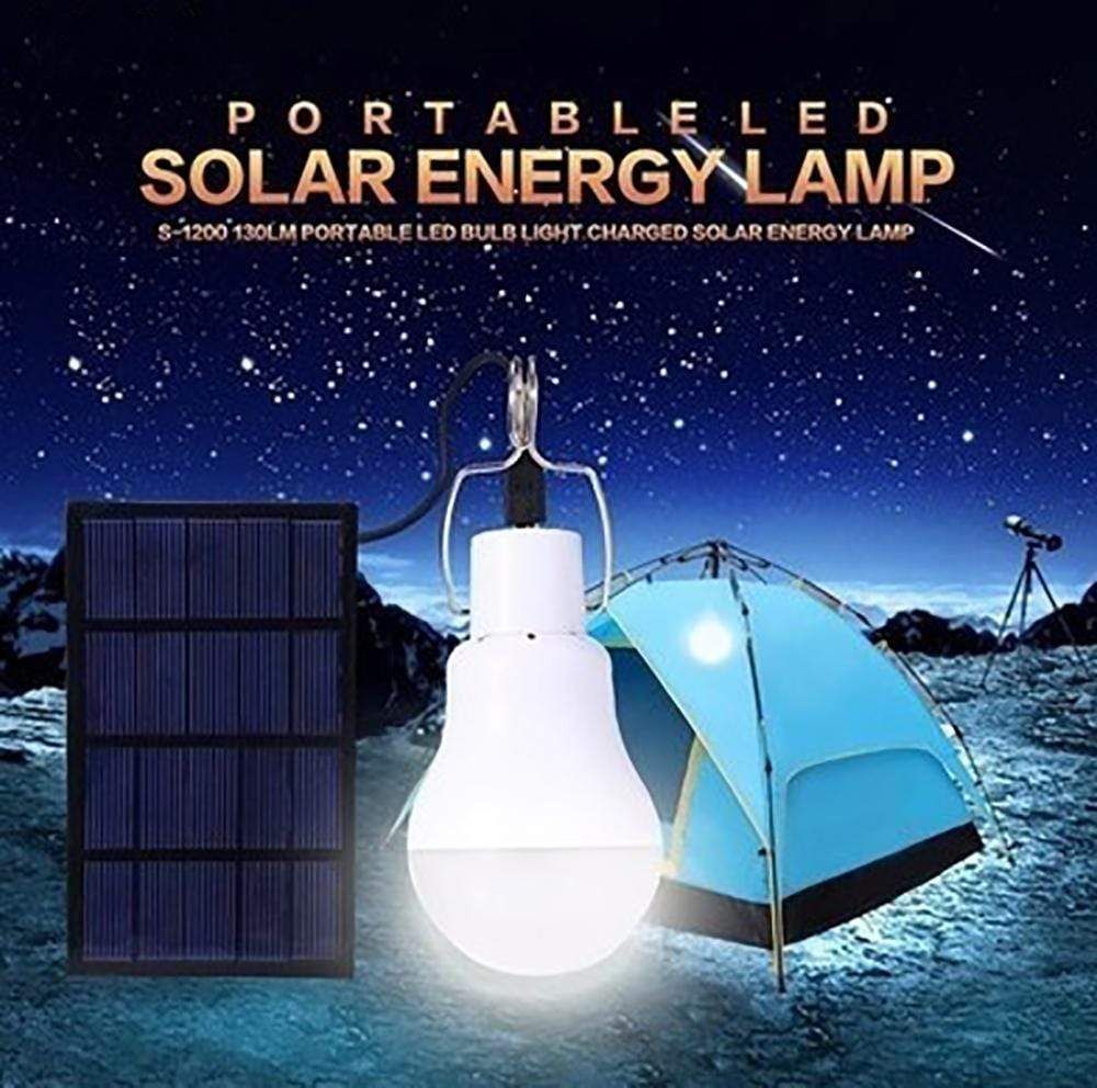 Portable Solar Powered LED Light Bulb - RAPBLUE