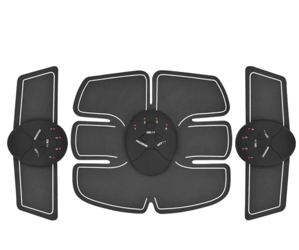 BodyFit Abs Muscle Toning Stimulator Electric 6 Pack EMS Fitness Trainer Belt Machine - RAPBLUE