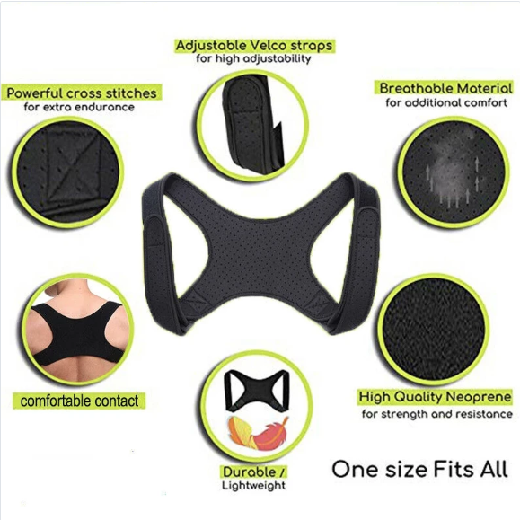 Back Posture Corrector, Back pain, Back support - RAPBLUE