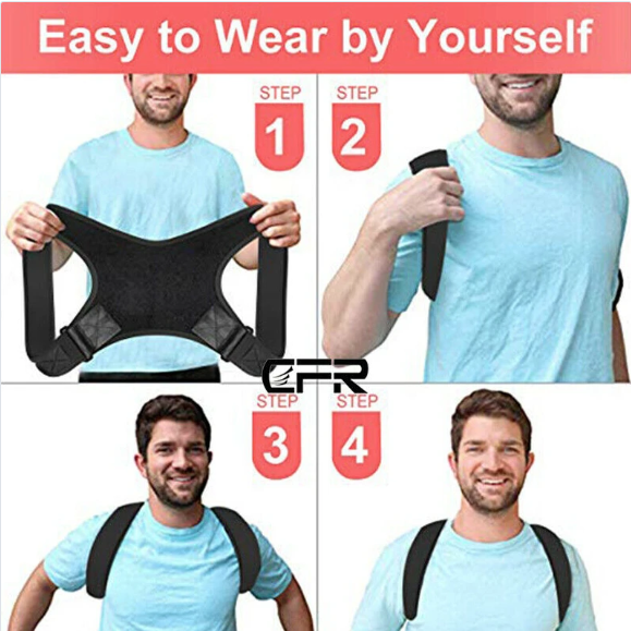 Back Posture Corrector, Back pain, Back support - RAPBLUE