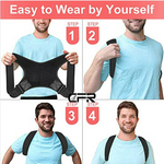 Back Posture Corrector, Back pain, Back support - RAPBLUE