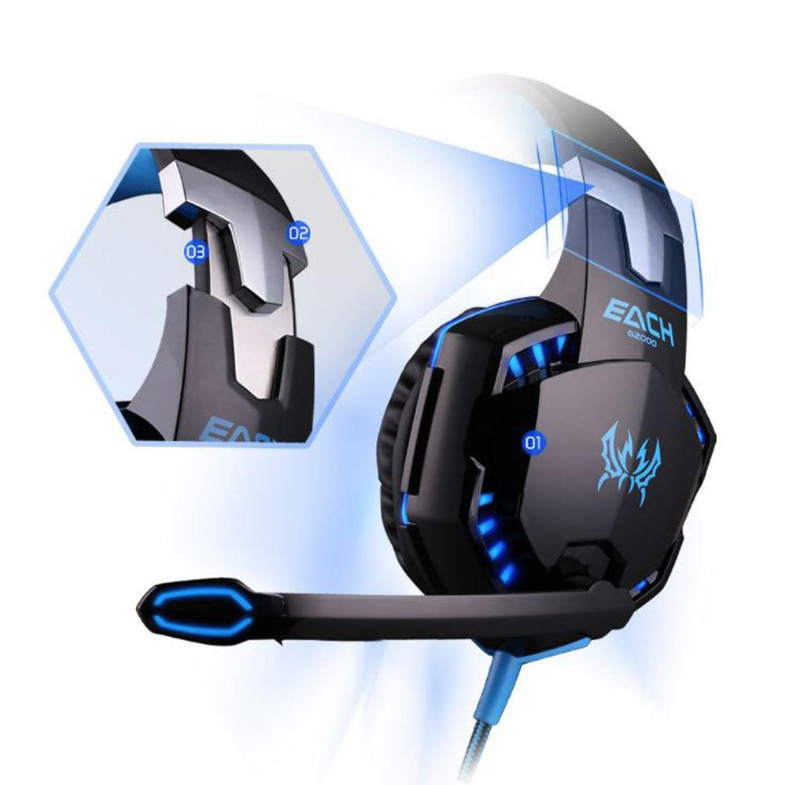 3.5mm Gaming Headset MIC lead headset - RAPBLUE