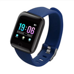 Waterproof Smartwatch 116 Plus Heart Rate Monitor Sports Watch - RAPBLUE
