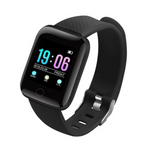 Waterproof Smartwatch 116 Plus Heart Rate Monitor Sports Watch - RAPBLUE