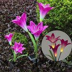 Solar Powered LED Garden Flower - RAPBLUE