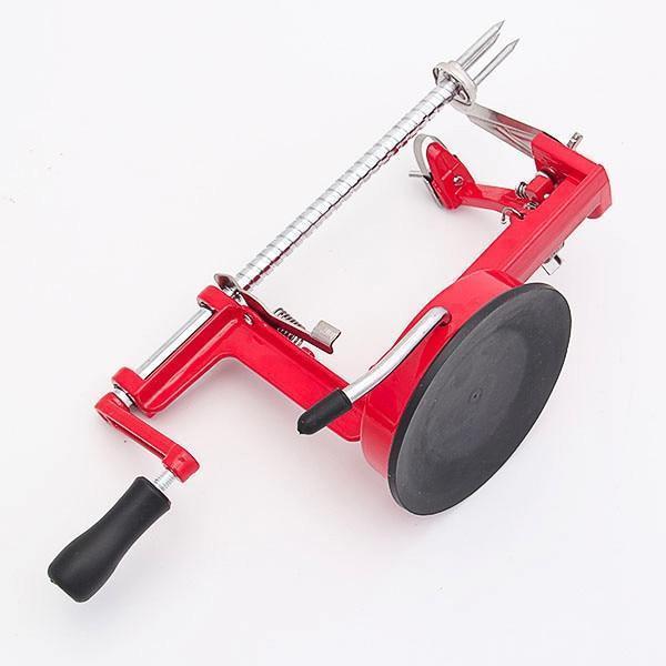 Apple Peeler - Red Enameled Cast Iron - RAPBLUE