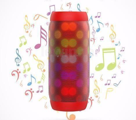 Colorful Waterproof LED Portable Bluetooth Speaker with Flashing Lights - RAPBLUE