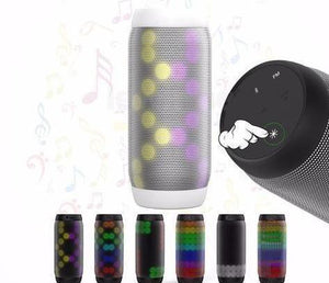 Colorful Waterproof LED Portable Bluetooth Speaker with Flashing Lights - RAPBLUE
