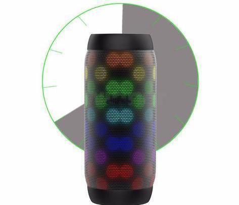 Colorful Waterproof LED Portable Bluetooth Speaker with Flashing Lights - RAPBLUE