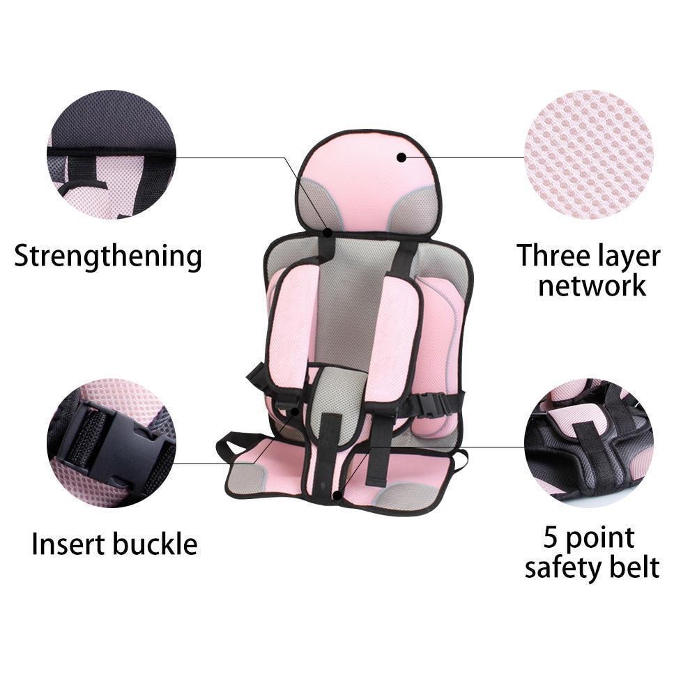 Adjustable Sponge Baby Car Seat - RAPBLUE