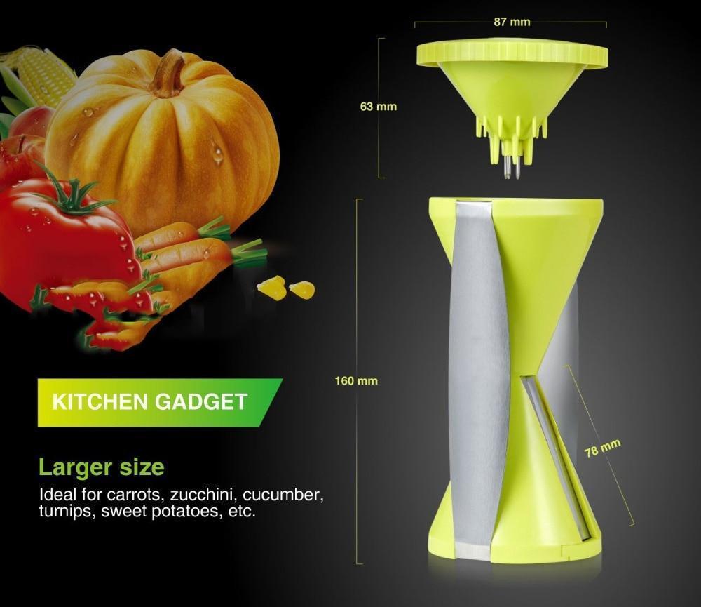 Vegetable Spiral Slicer And Cutter - RAPBLUE