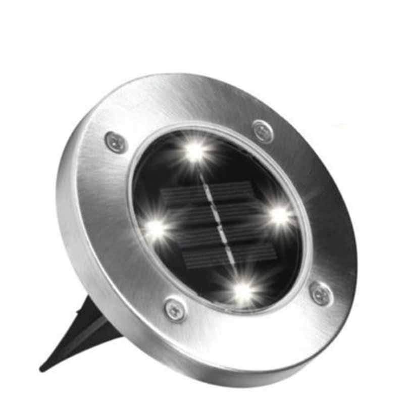 Waterproof Solar Powered LED Disk Lights - RAPBLUE