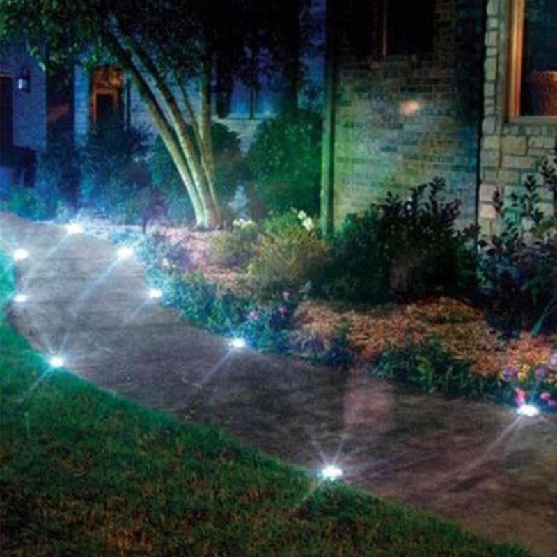 Waterproof Solar Powered LED Disk Lights - RAPBLUE