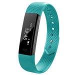 Kids fitness & activity colour tracker FOURFIT MINI tracker watch for children (Age 6+) - RAPBLUE