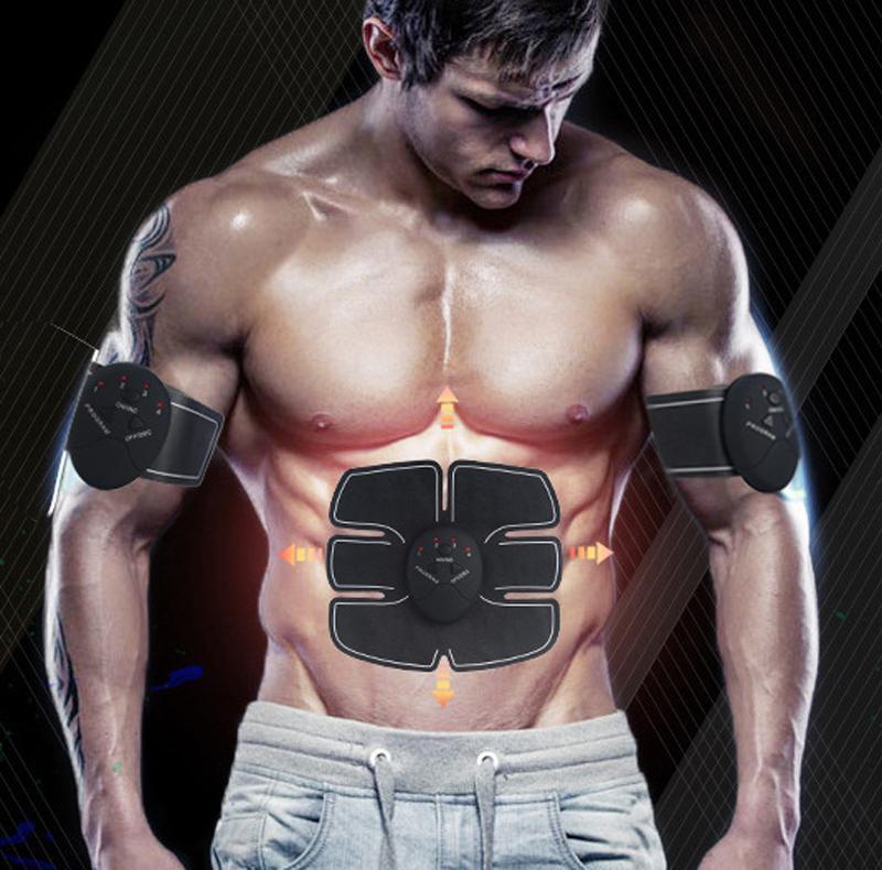 Ultimate ABS Stimulator, EMS Remote Control Abdominal Muscle Trainer Smart Body Building Fitness - RAPBLUE