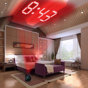 LCD Projection Alarm Clock - RAPBLUE