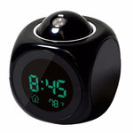 LCD Projection Alarm Clock - RAPBLUE