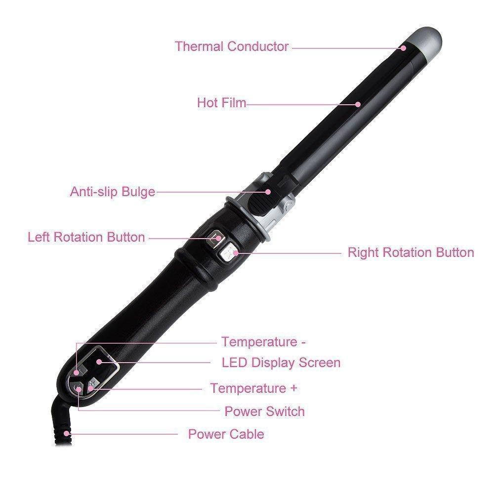 Professional Rotating Curling Iron - RAPBLUE
