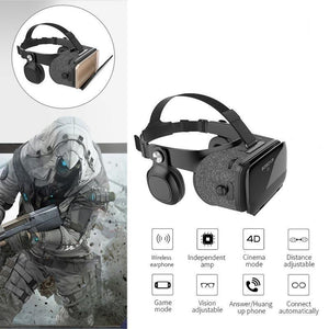 Vr Headset 3D Glasses Virtual Reality Controller Included - RAPBLUE