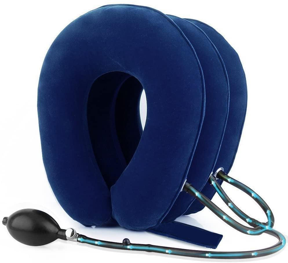 Cervical traction pillow - Neck stretch - Traction neck puller device - RAPBLUE