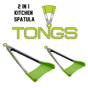 2 in 1 Kitchen Spatula & Tong - RAPBLUE