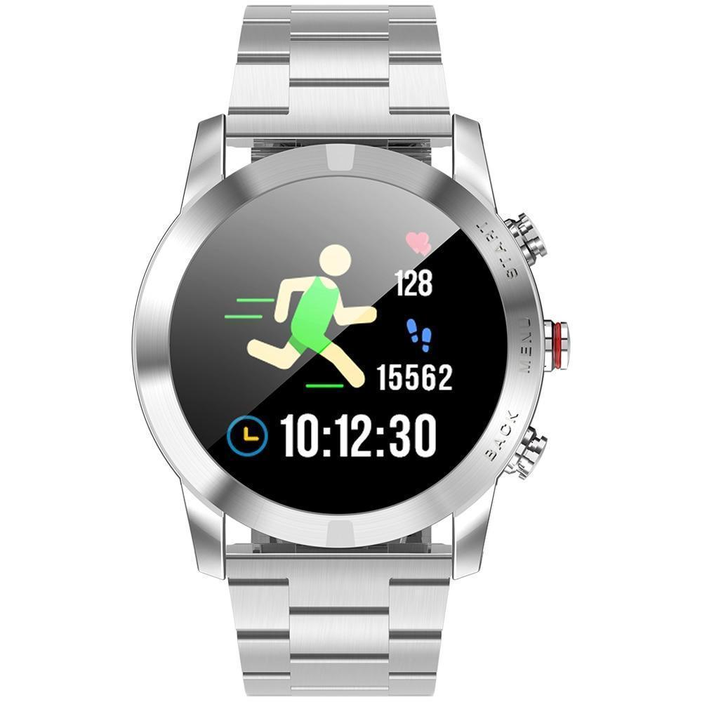 New Smart Watch 1.3'' IP68 Waterproof Bluetooth 4.2 Smartwatch Heart Rate Monitoring Compass Sport Watch For Android iOS - RAPBLUE