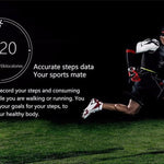Android Samsung Full Round IPS Heart Rate Smart Watch Intelligent Watch - RAPBLUE