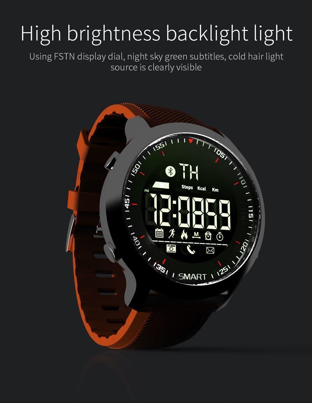 New IP67 Waterproof Smartwatch Support Call and SMS Alert & Sports Activities Tracker Wristwatch for IOS Android Phones - RAPBLUE