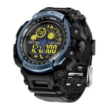 New Rugged Fitness Smartwatch Passometer Smart Clock Waterproof Watch Activities tracker for iPhone Android Phones - RAPBLUE