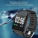 HD Screen Smartwatch Heart Rate Blood Pressure Oxygen Monitor Stopwatch Multi-Sport Smart Watch For Android iOS - RAPBLUE
