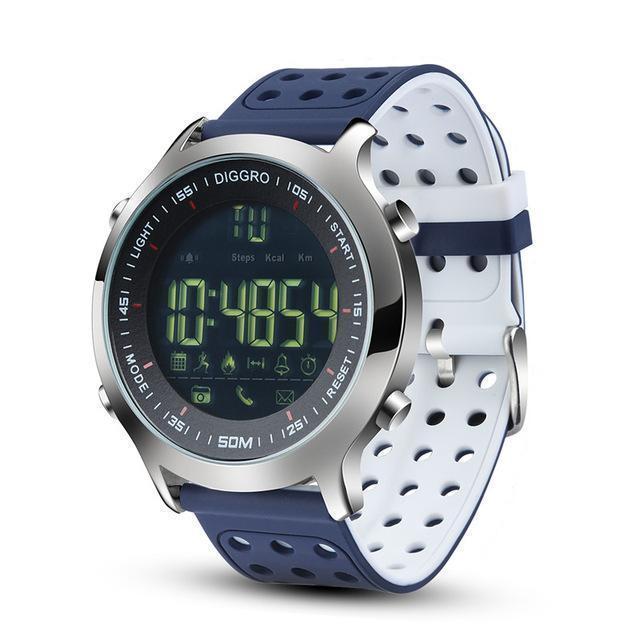 New IP67 Waterproof Smartwatch Support Call and SMS Alert & Sports Activities Tracker Wristwatch for IOS Android Phones - RAPBLUE