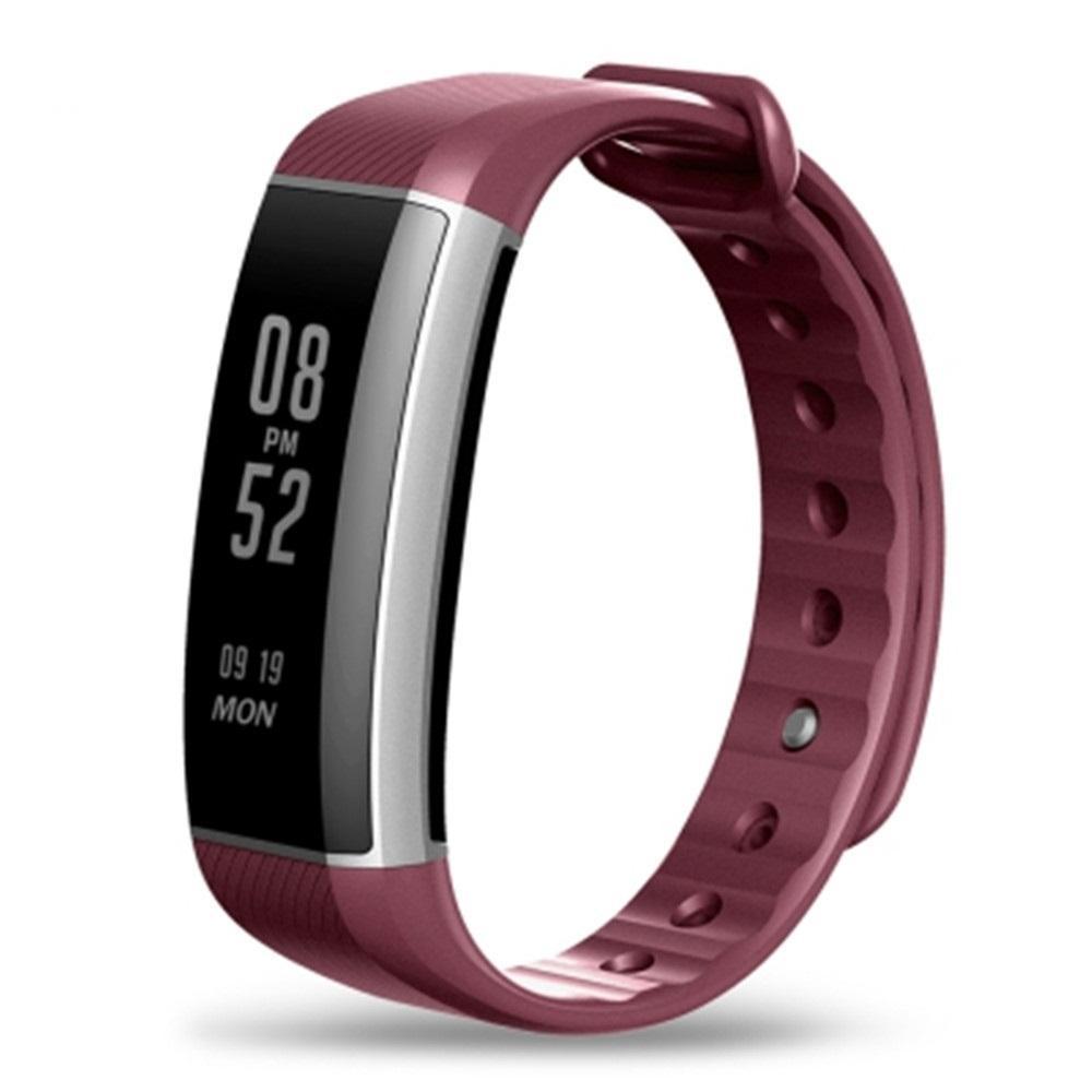 New Smart Wristband Pedometer Heart Rate Monitor Fitness Bracelet with IP67 Waterproof - RAPBLUE