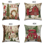 18" Festive Christmas Sofa Cushion Cover - RAPBLUE