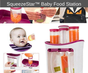 SqueezeStar™ Baby Food Squeeze Station - RAPBLUE