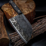 Heavy Forge Custom Serbian Handmade Kitchen Meat Vegetable Butcher Knife - RAPBLUE