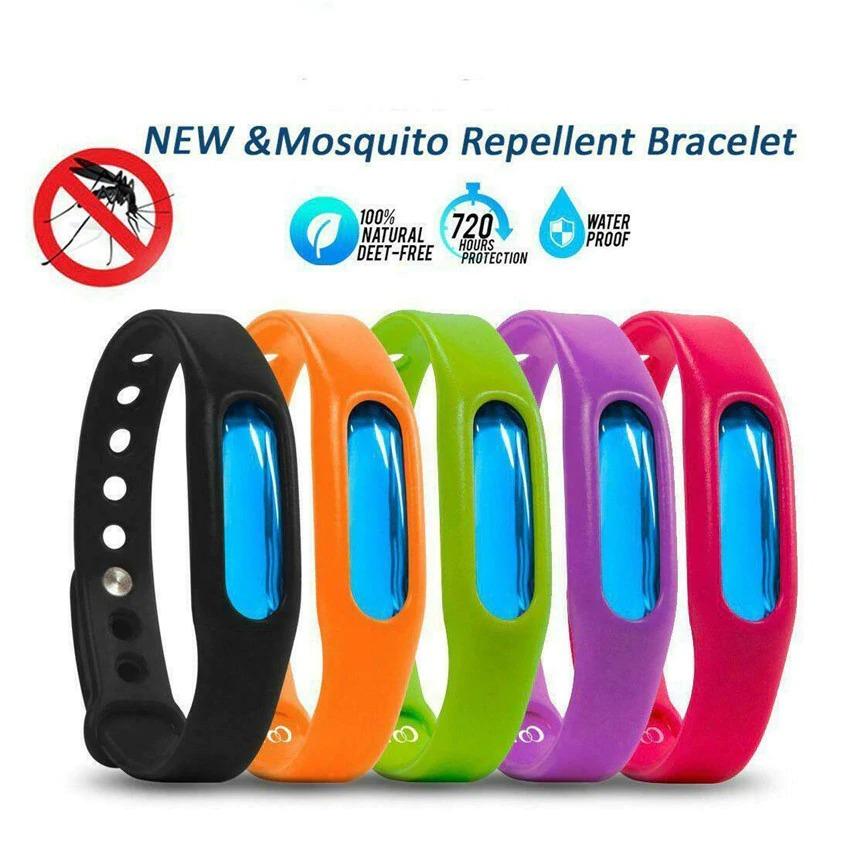 5 Pcs Repello - Human anti-flea, tick, & mosquito bracelet (advanced protection) - RAPBLUE