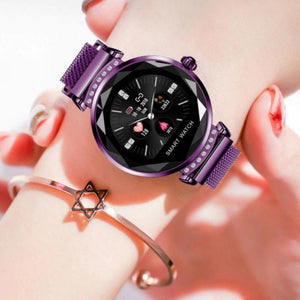 Ladies 3D Diamond Glass Smartwatch - RAPBLUE