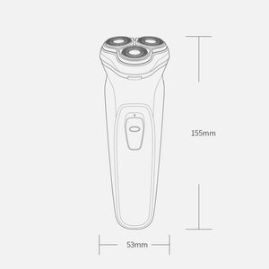 Smart Rechargeable 3D Electric Shaver For Men - RAPBLUE