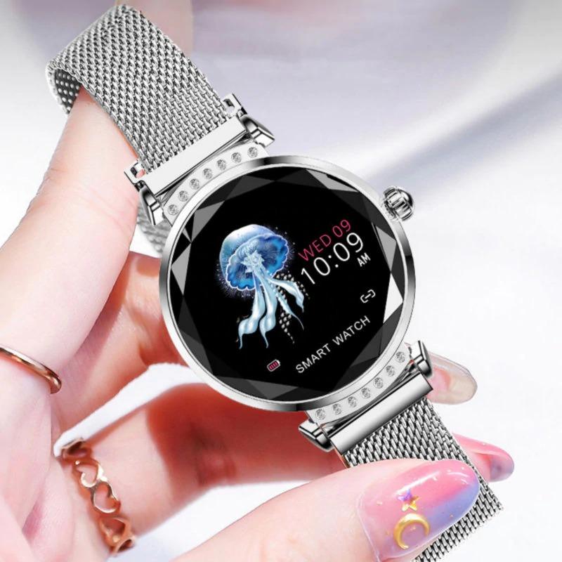 Ladies 3D Diamond Glass Smartwatch - RAPBLUE