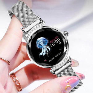 Ladies 3D Diamond Glass Smartwatch - RAPBLUE