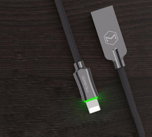 MCDODO Lightning Bolt - Smart Braided Charging Cable - 6FT - RAPBLUE