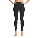 High Waisted UltraFit Yoga Leggings - black - RAPBLUE