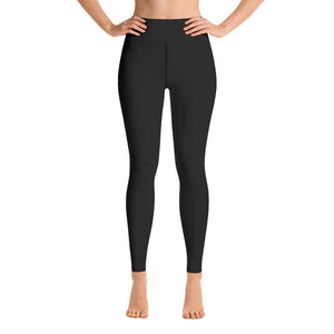 High Waisted UltraFit Yoga Leggings - black - RAPBLUE