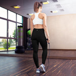 High Waisted UltraFit Yoga Leggings - black - RAPBLUE